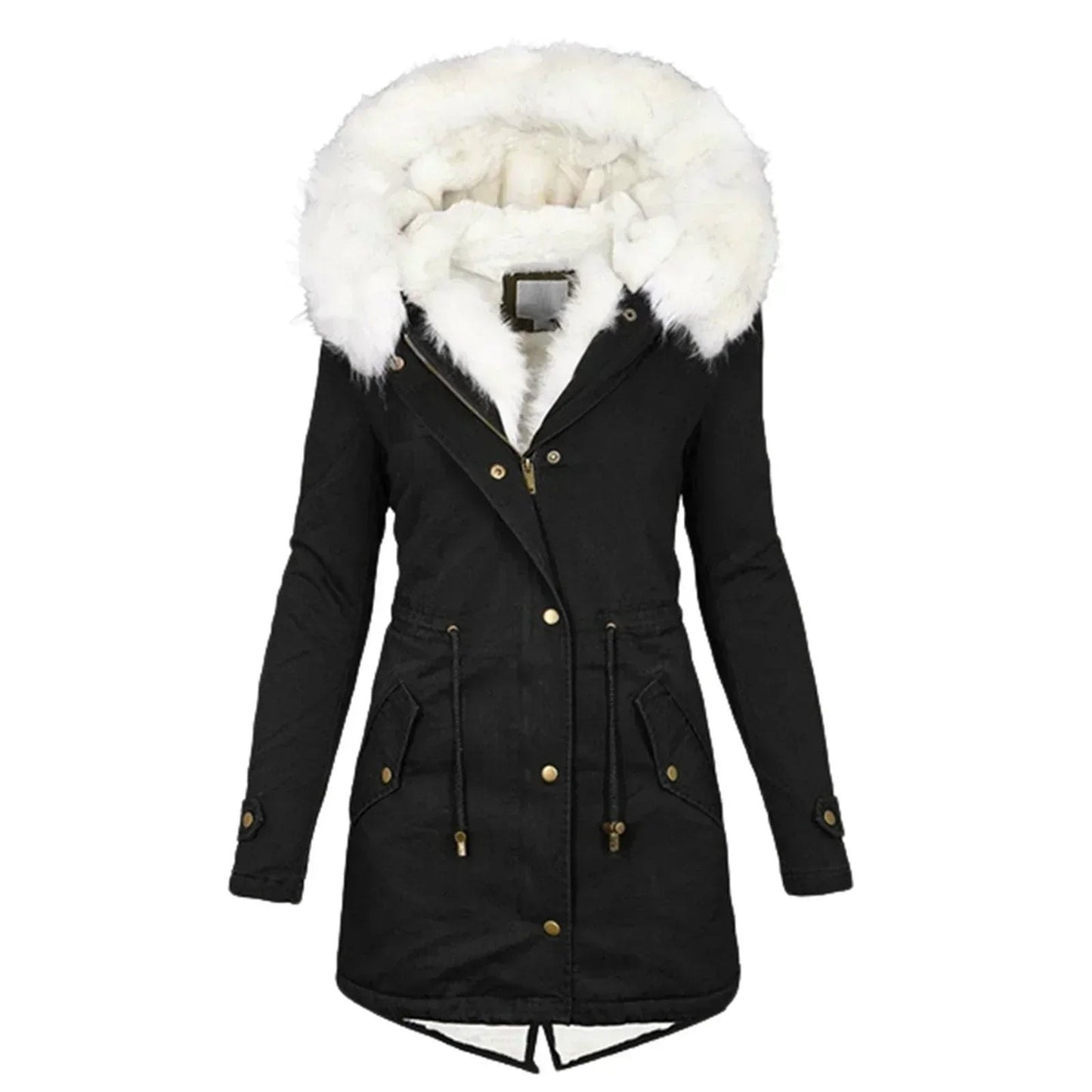 Comfortable Pink Winter Jacket for Women with Relaxed Fit Everyday Wear Soft Finish Layered Style