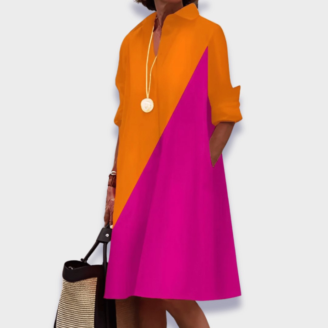 Elegant Red Dress for Women with Relaxed Fit Everyday Wear Soft Finish Occasion Style