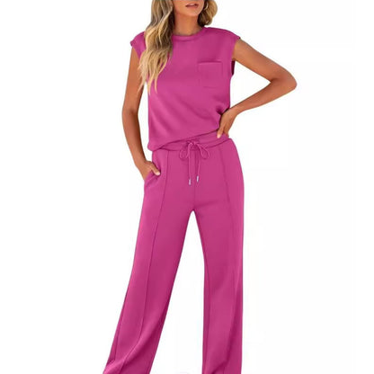 Comfortable Apricot Loungewear Set for Women with Everyday Wear Soft Finish Classic Cut Relaxed Style