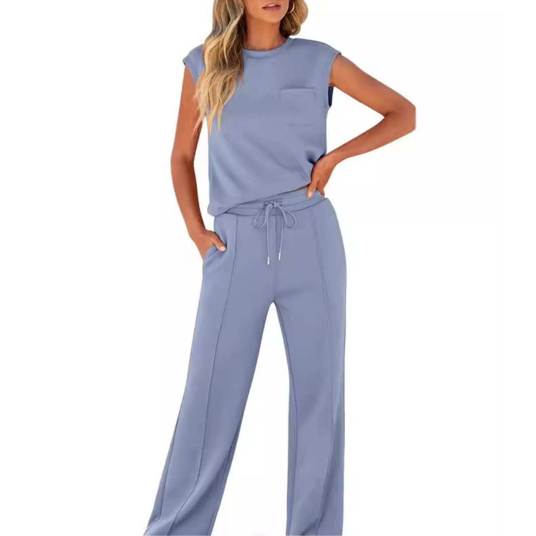 Comfortable Apricot Loungewear Set for Women with Everyday Wear Soft Finish Classic Cut Relaxed Style
