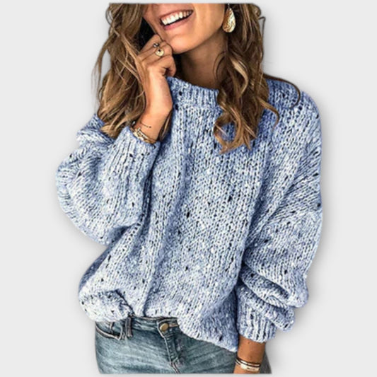 Comfortable Beige Sweater for Women with Relaxed Fit Everyday Wear Soft Finish Cosy Style