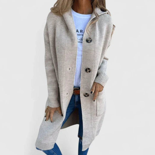 Comfortable Black Cardigan Sweater for Women with Button Front Knit Relaxed Fit Everyday Style