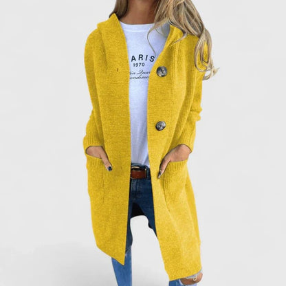 Comfortable Black Cardigan Sweater for Women with Button Front Knit Relaxed Fit Everyday Style