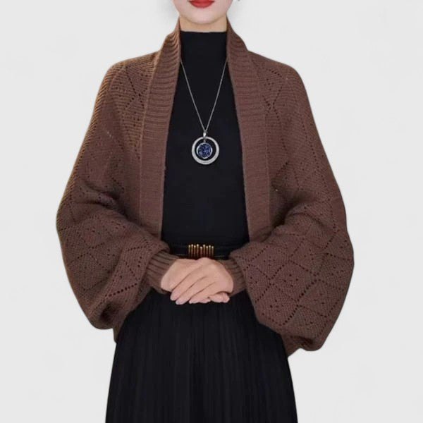 Comfortable Black Cardigan Sweater for Women with Everyday Wear Soft Finish Classic Cut Relaxed Style