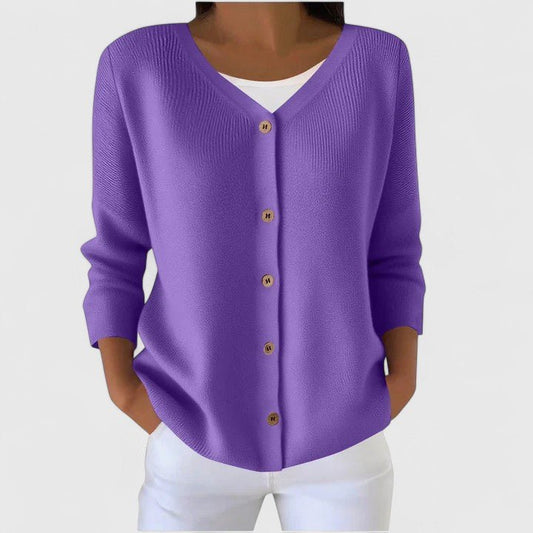 Comfortable Black Cardigan Sweater for Women with Hooded Long Sleeve Button Front Relaxed Style
