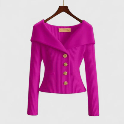 Comfortable Black Cardigan Sweater for Women with Relaxed Fit Knit Everyday Wear Cosy Style