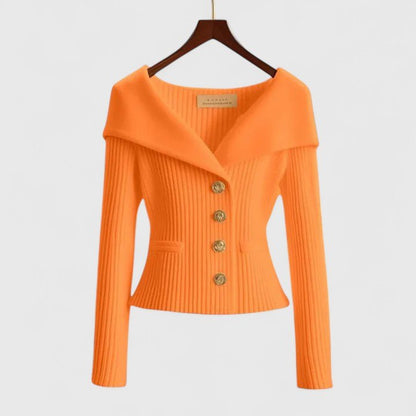 Comfortable Black Cardigan Sweater for Women with Relaxed Fit Knit Everyday Wear Cosy Style