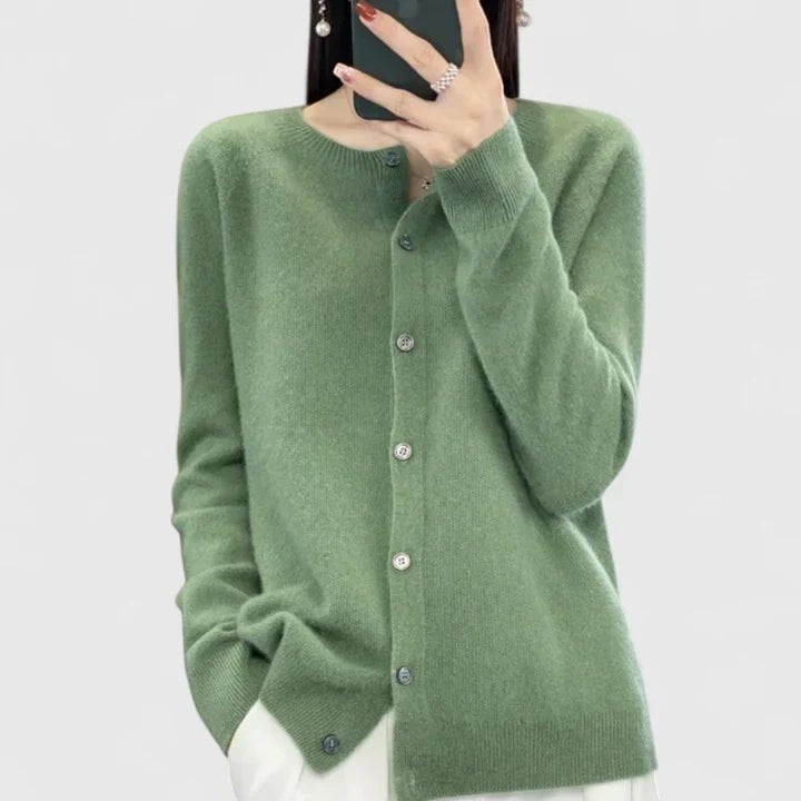 Comfortable Black Cardigan Sweater for Women with Relaxed Fit Everyday Wear Soft Finish Cosy Style