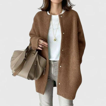 Comfortable Black Cardigan Sweater for Women with Relaxed Fit Soft Finish Classic Cut Everyday Style