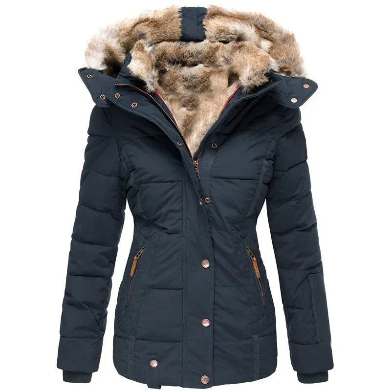 Comfortable Black Faux Fur Coat for Women with Relaxed Fit Everyday Wear Soft Finish Layered Style