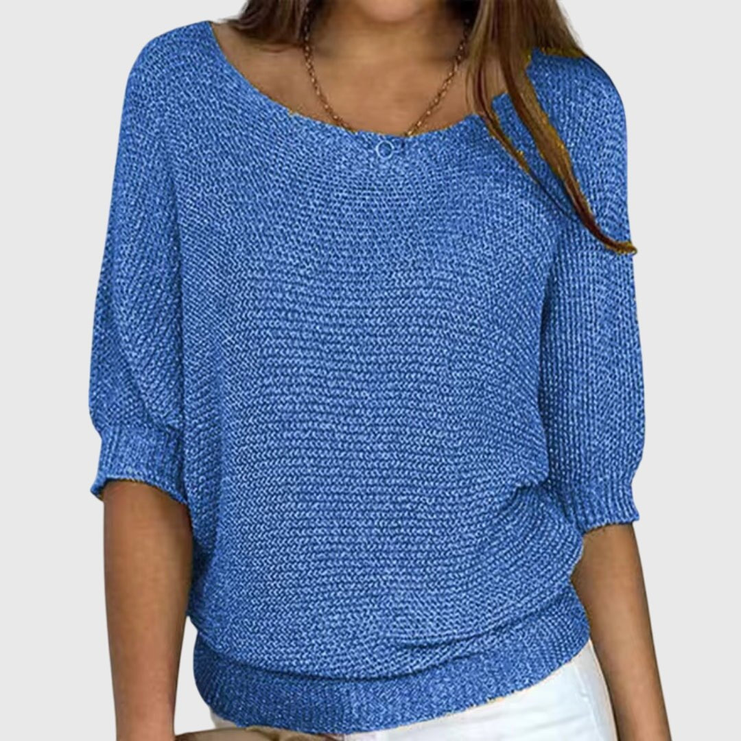 Comfortable Black Sweater for Women with Everyday Wear Soft Finish Classic Cut Relaxed Style