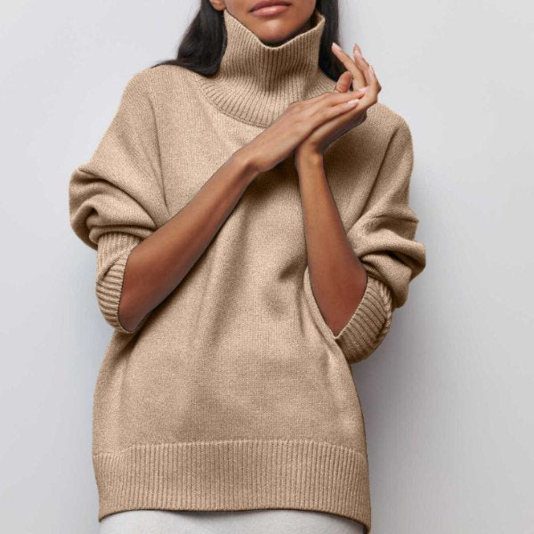 Comfortable Black Sweater for Women with Relaxed Fit Everyday Wear Soft Finish Layered Style