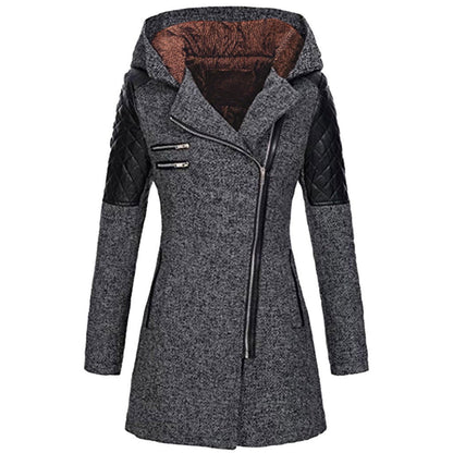 Comfortable Black Winter Jacket for Women with Relaxed Fit Everyday Wear Soft Finish Winter Style