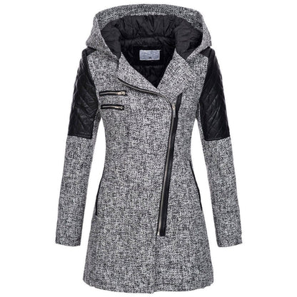 Comfortable Black Winter Jacket for Women with Relaxed Fit Everyday Wear Soft Finish Winter Style