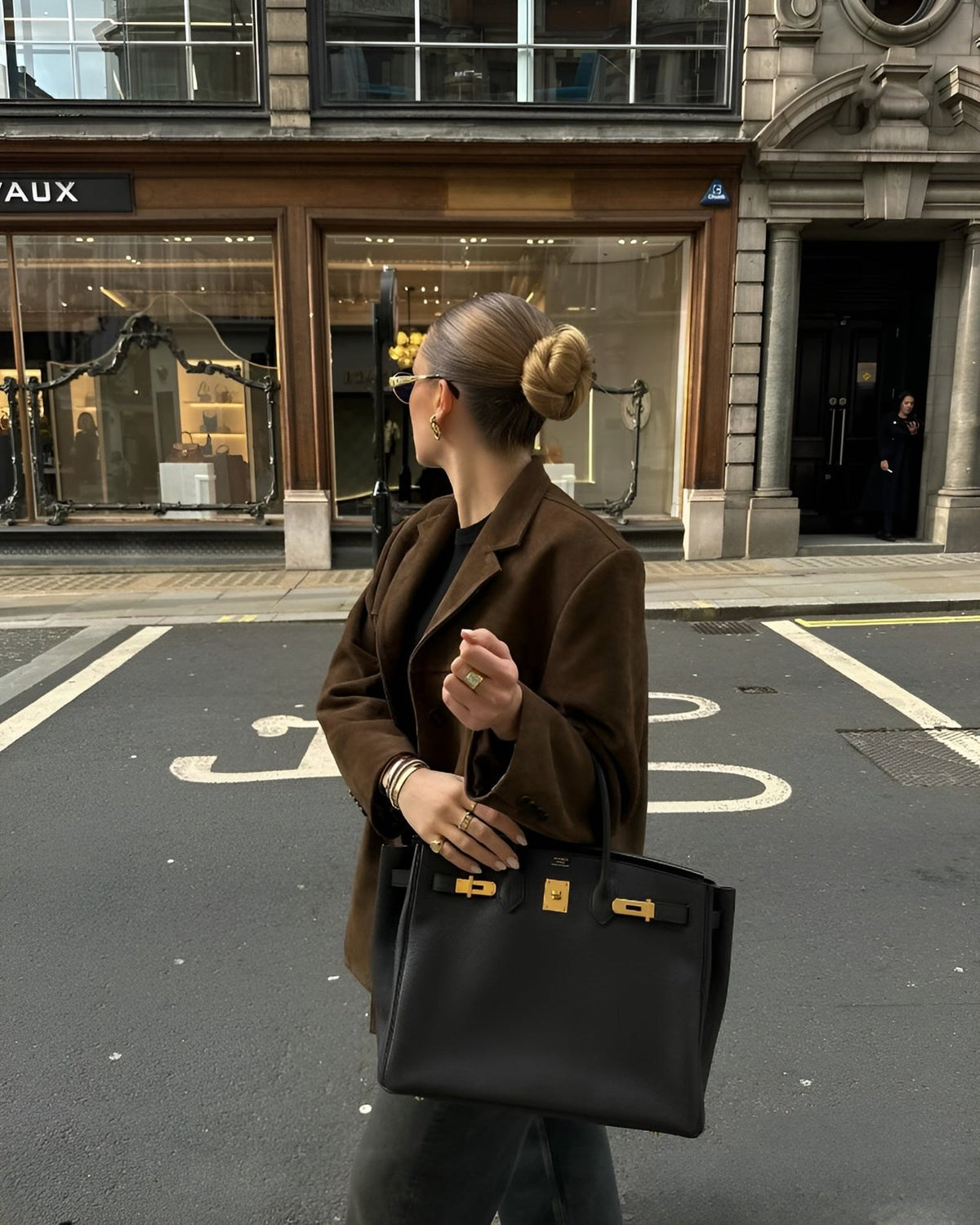 Comfortable Brown Faux Suede Jacket for Women with Relaxed Fit Everyday Wear Soft Finish Layered Style
