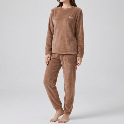 Comfortable Brown Pajamas for Women with Button Front Relaxed Fit Soft Finish Everyday Style