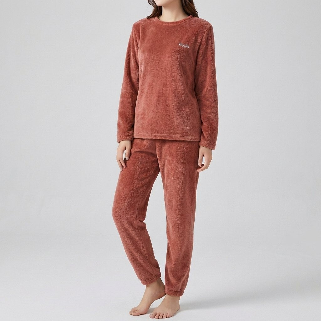 Comfortable Brown Pajamas for Women with Button Front Relaxed Fit Soft Finish Everyday Style