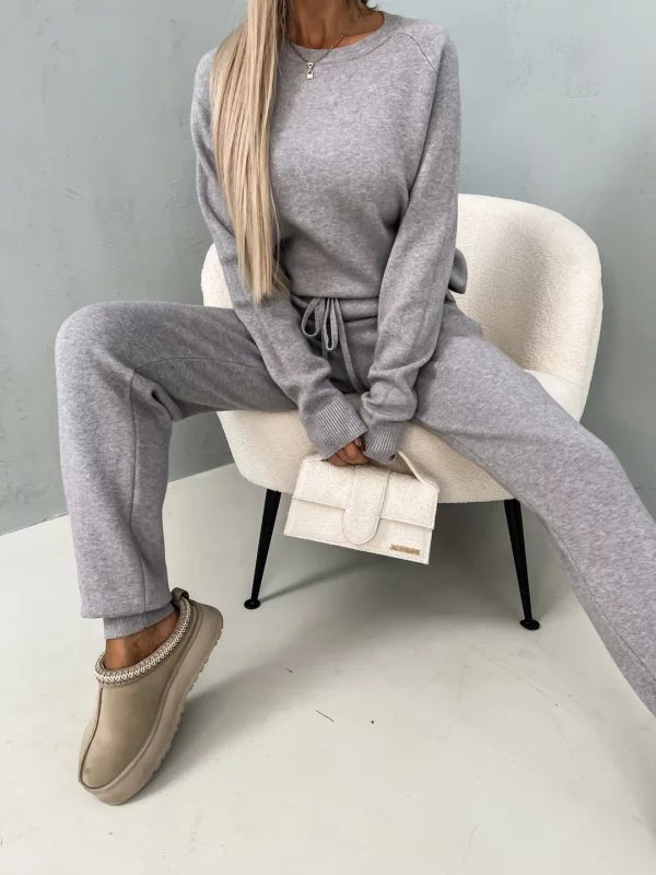 Comfortable Gray PJ Pants for Women with Relaxed Fit Everyday Wear Soft Finish Lounge Style