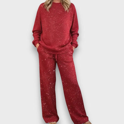 Comfortable Green Loungewear Set for Women with Relaxed Fit Everyday Wear Soft Finish Cosy Style