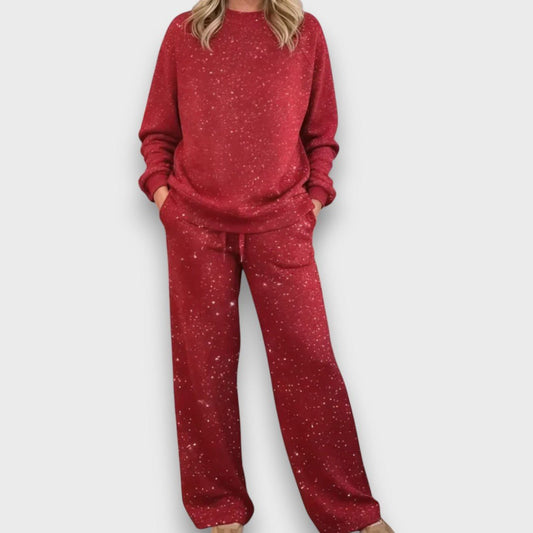 Comfortable Green Loungewear Set for Women with Relaxed Fit Everyday Wear Soft Finish Cosy Style