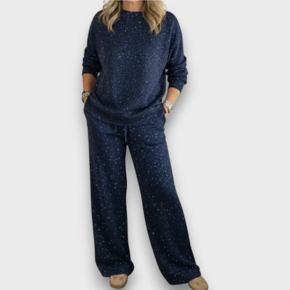 Comfortable Green Loungewear Set for Women with Relaxed Fit Everyday Wear Soft Finish Cosy Style