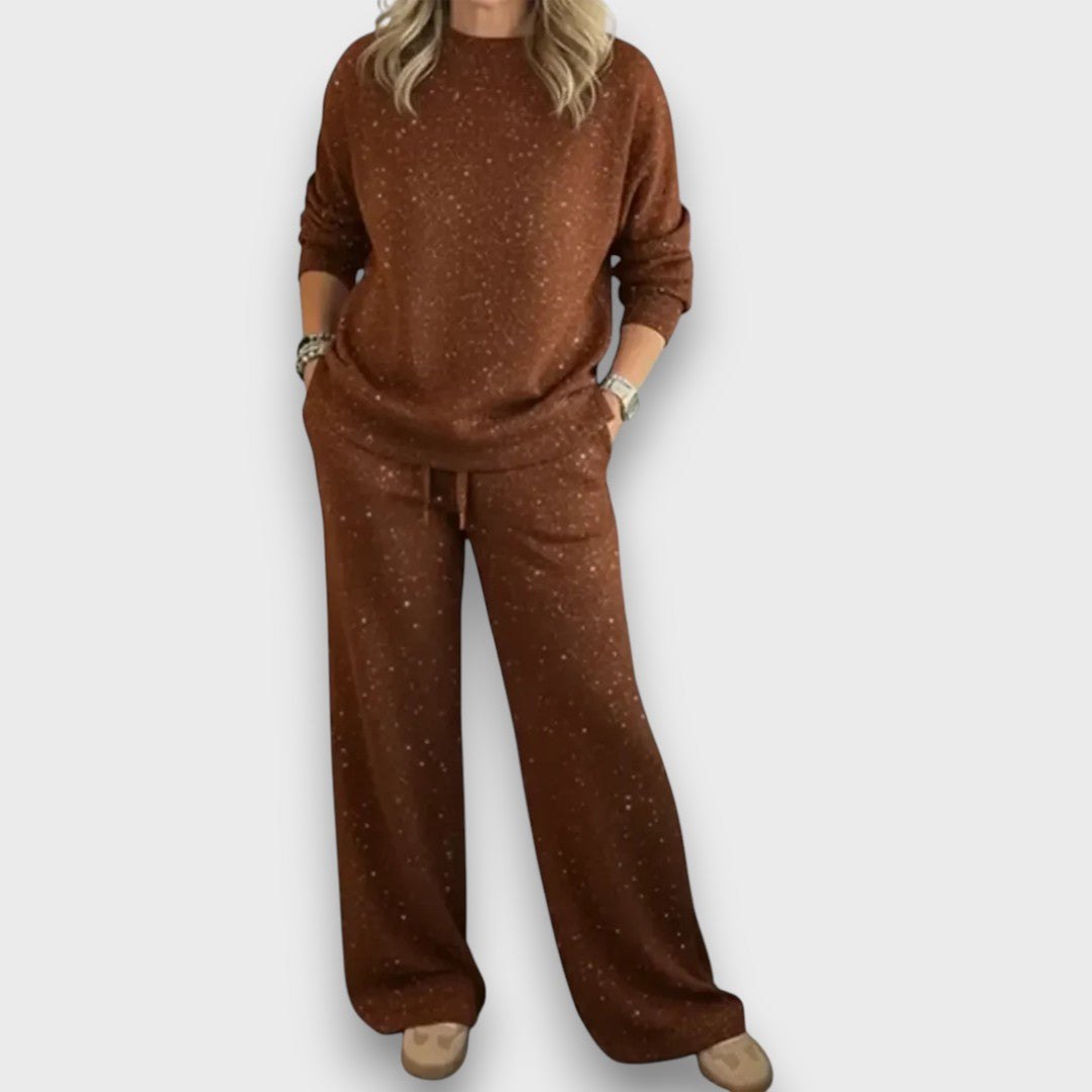 Comfortable Green Loungewear Set for Women with Relaxed Fit Everyday Wear Soft Finish Cosy Style