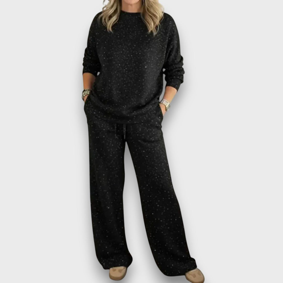 Comfortable Green Loungewear Set for Women with Relaxed Fit Everyday Wear Soft Finish Cosy Style