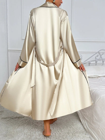 Comfortable Khaki Pajamas for Women with V Neck Long Sleeve Everyday Wear Relaxed Style