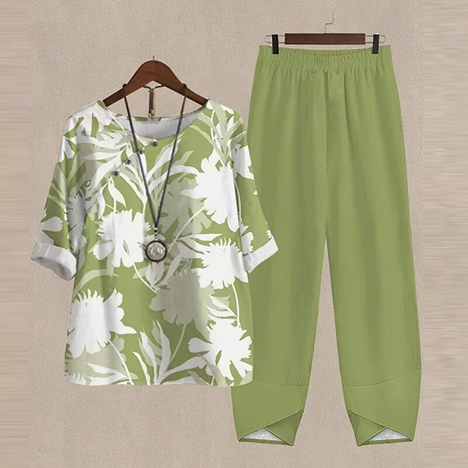 Comfortable Navy Pajamas for Women with Short Sleeve Elastic Waist Wide Leg Relaxed Style