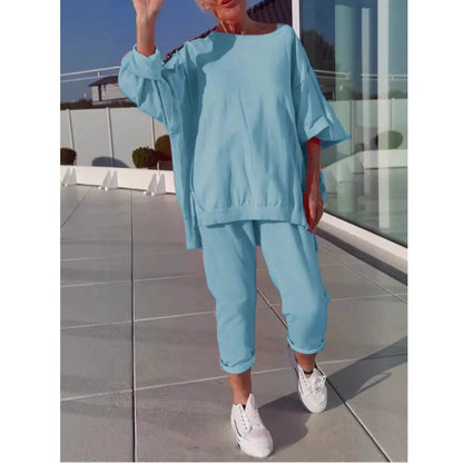 Comfortable Pink Loungewear Set for Women with Relaxed Fit Soft Finish Classic Cut Everyday Style