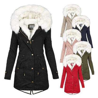Comfortable Pink Winter Jacket for Women with Relaxed Fit Everyday Wear Soft Finish Layered Style