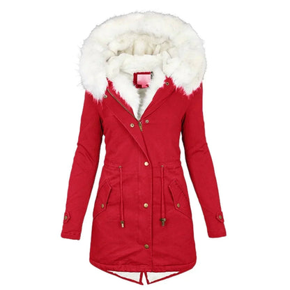 Comfortable Pink Winter Jacket for Women with Relaxed Fit Everyday Wear Soft Finish Layered Style