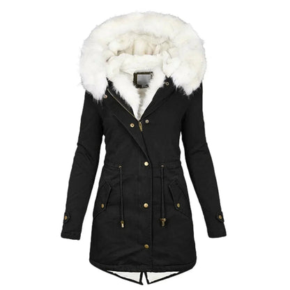 Comfortable Pink Winter Jacket for Women with Relaxed Fit Everyday Wear Soft Finish Layered Style