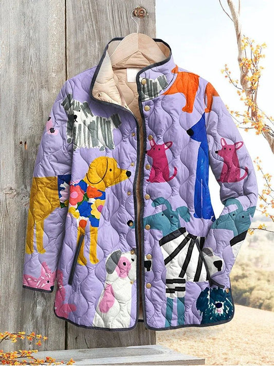 Comfortable Quilted Jacket for Women with Relaxed Fit Everyday Wear Soft Finish Winter Style