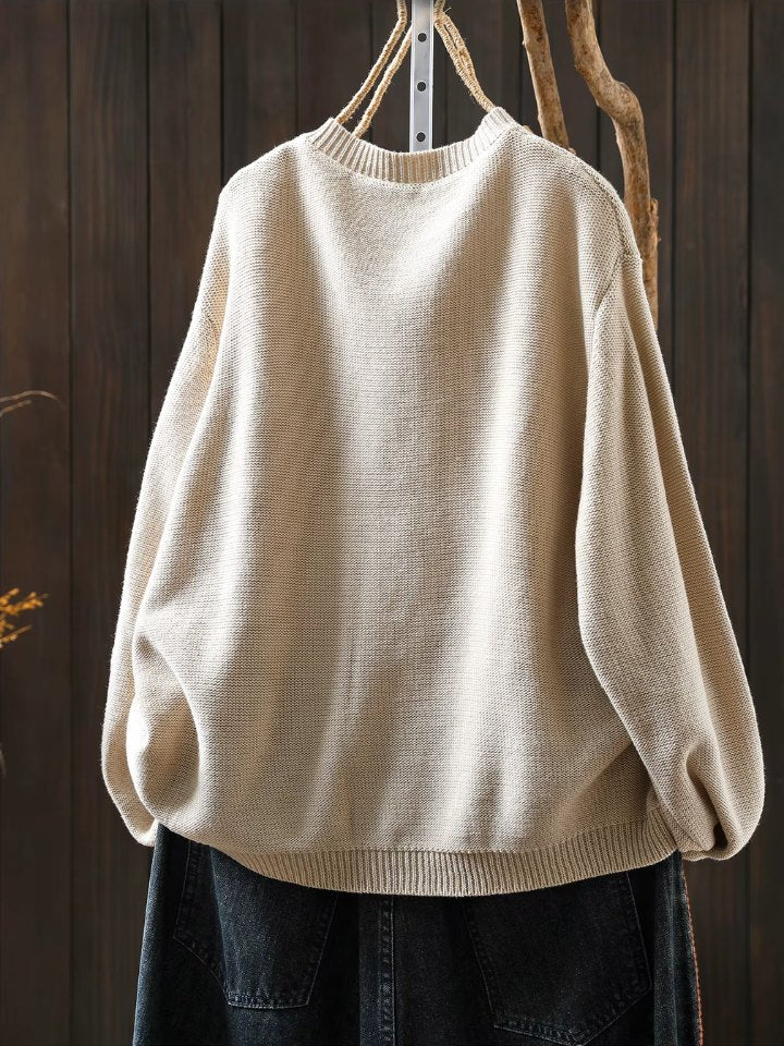 Comfortable Red Cardigan for Women with Button Front Relaxed Fit Knit Everyday Style