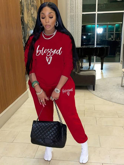 Comfortable Red Loungewear Set for Women with Relaxed Fit Soft Finish Classic Cut Everyday Style