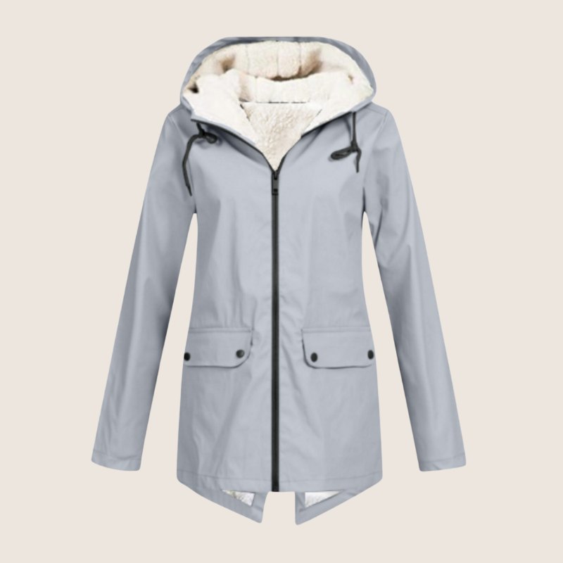 Comfortable Red Winter Jacket for Women with Relaxed Fit Everyday Wear Soft Finish Winter Style