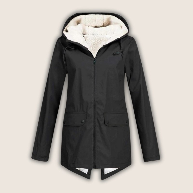 Comfortable Red Winter Jacket for Women with Relaxed Fit Everyday Wear Soft Finish Winter Style