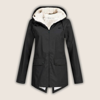 Comfortable Red Winter Jacket for Women with Relaxed Fit Everyday Wear Soft Finish Winter Style