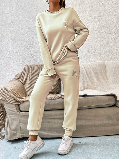 Comfortable White Loungewear Set for Women with Relaxed Fit Soft Finish Classic Cut Everyday Style