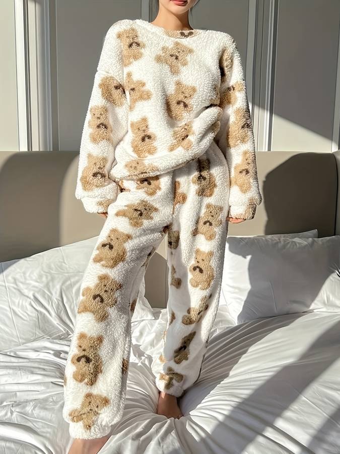 Comfortable White PJ Pants for Women with Everyday Wear Soft Finish Classic Cut Relaxed Style