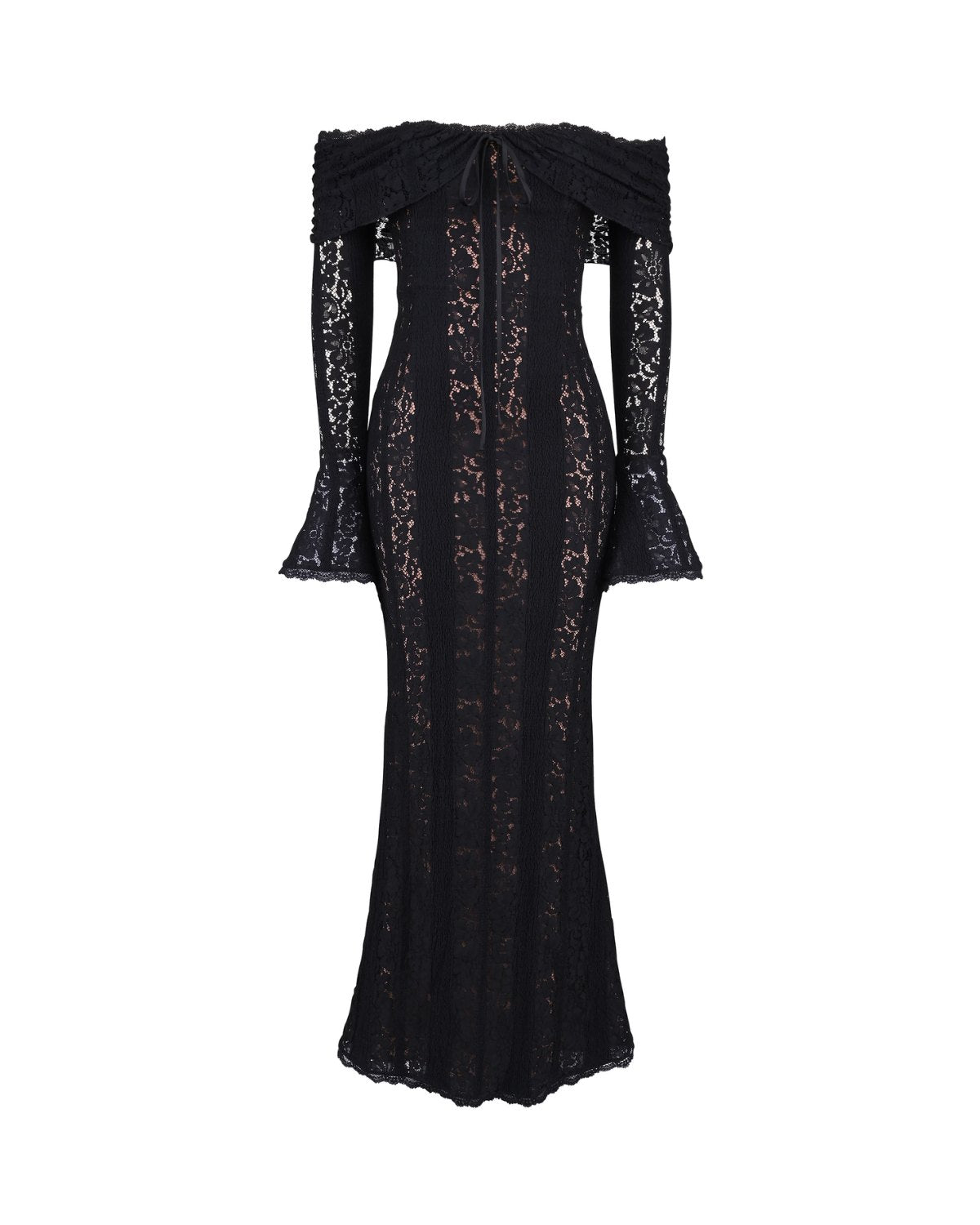 Elegant Black Sequin Dress for Women with Lace Trim Relaxed Fit Everyday Wear Evening Style