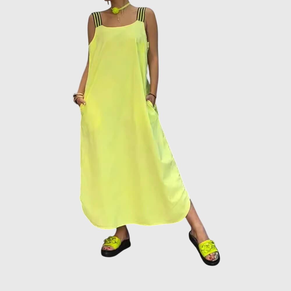Elegant Red Dress for Women with Relaxed Fit Everyday Wear Soft Finish Evening Style