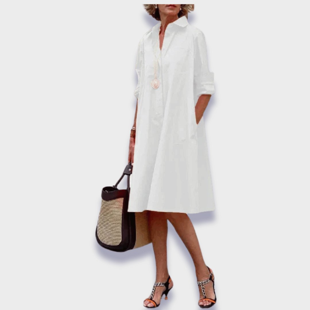 Elegant Red Dress for Women with Relaxed Fit Everyday Wear Soft Finish Occasion Style