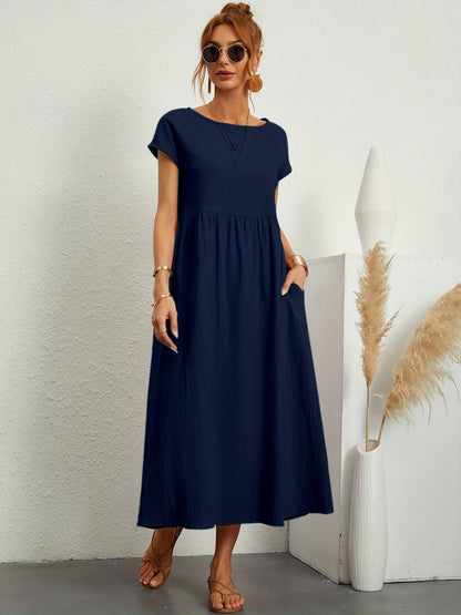 Elegant Red Dress for Women with Relaxed Fit Everyday Wear Soft Finish Cocktail Style