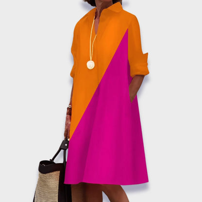 Elegant Red Dress for Women with Relaxed Fit Everyday Wear Soft Finish Occasion Style