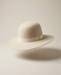 The Fjord oatmeal wide-brim wool felt hat by Oliver Sorensen
