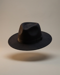 The Montana — Black Wide-Brim Hat
