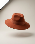 The Savannah — Rust Wide-Brim Hat