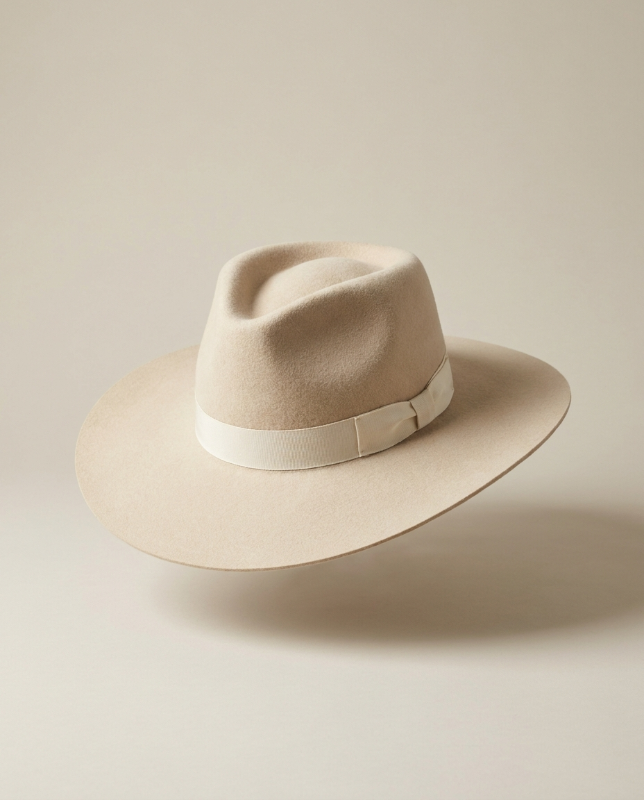The Fjord — Oatmeal Wide-Brim Hat